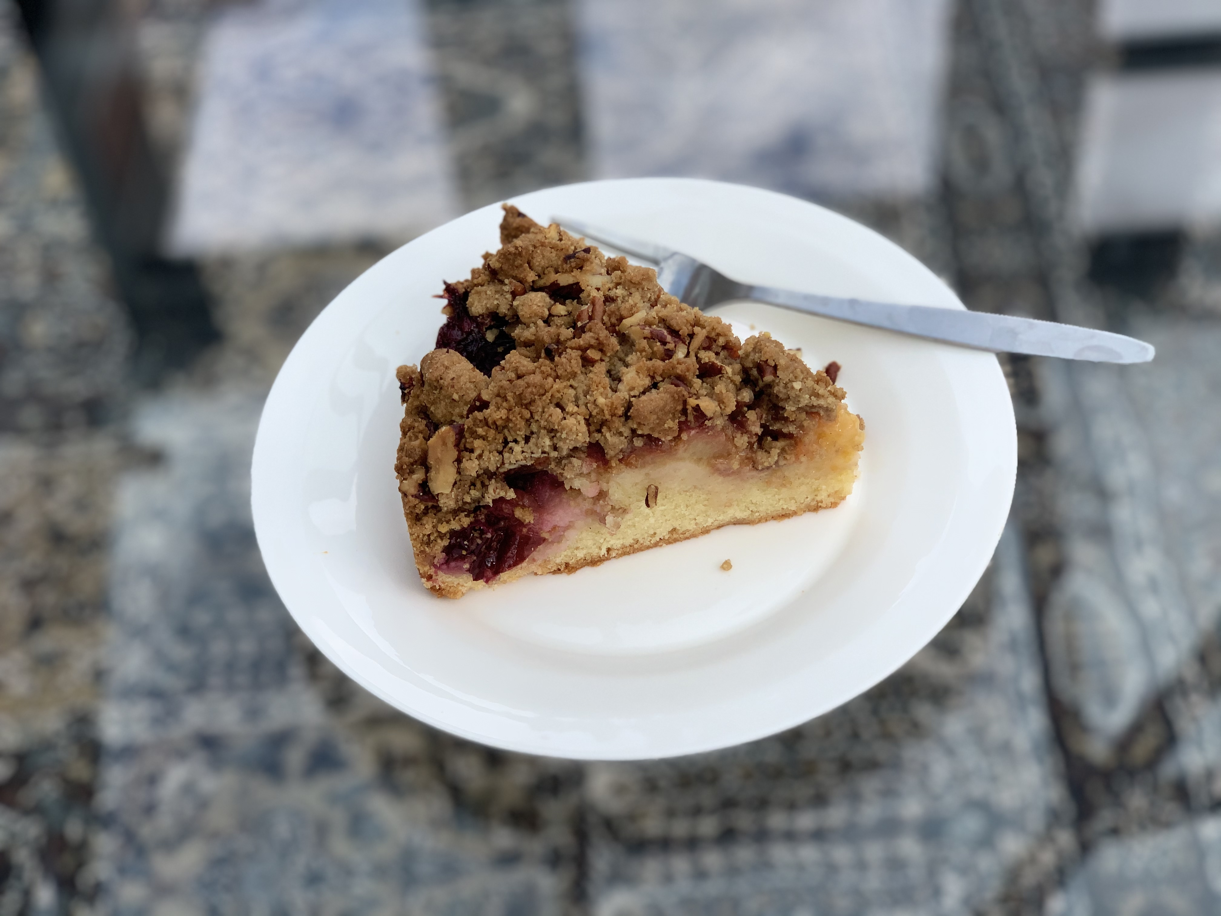 Plum Streusel Coffee Cake