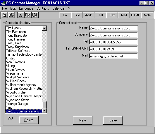 Nokia Contacts Manager