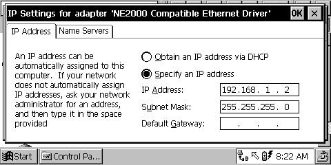 Enter IP address details...